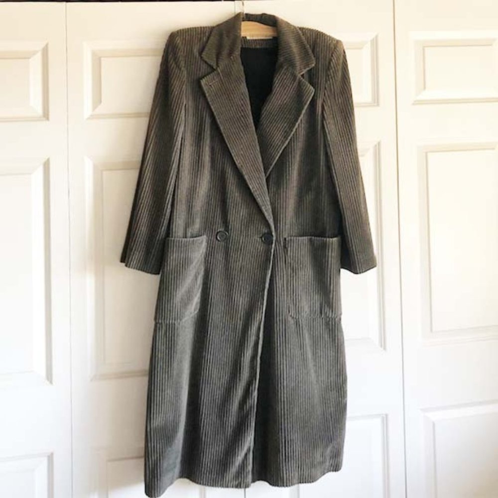 Vintage Woman's Perry Ellis Corduroy Coat